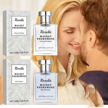 Roxelis 50ml Magnet Pheromone Perfume Men Women Lasting Fragrance Release Charming Dating Atmosphere Couple Gift Glamour Perfume