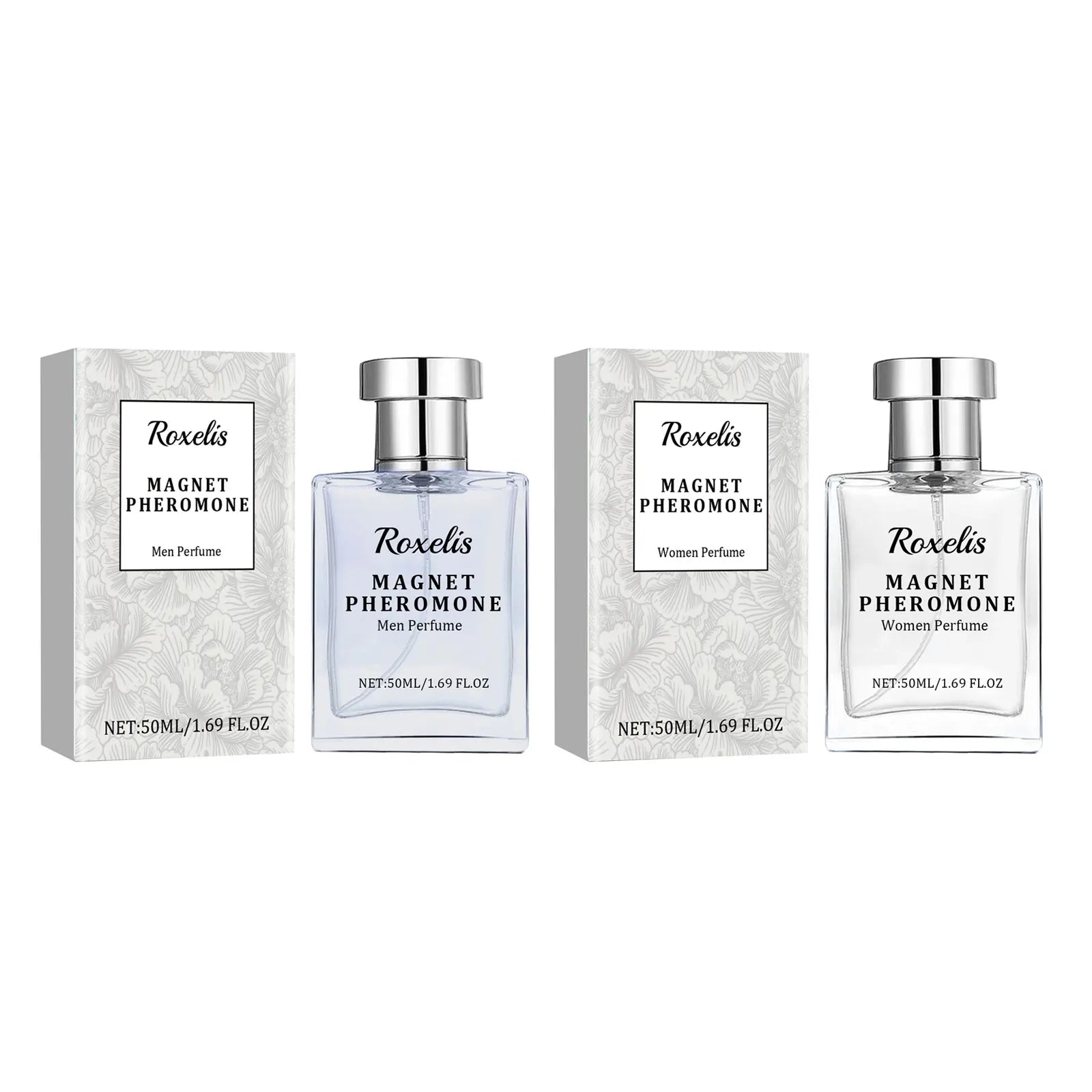 Roxelis 50ml Magnet Pheromone Perfume Men Women Lasting Fragrance Release Charming Dating Atmosphere Couple Gift Glamour Perfume