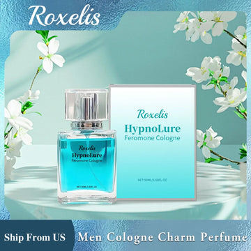Roxelis 50ml Cologne Men'S Perfume Natural Fresh Fragrance Lasting Pheromone Deodorant Charm  Release Flirting Perfume Spray