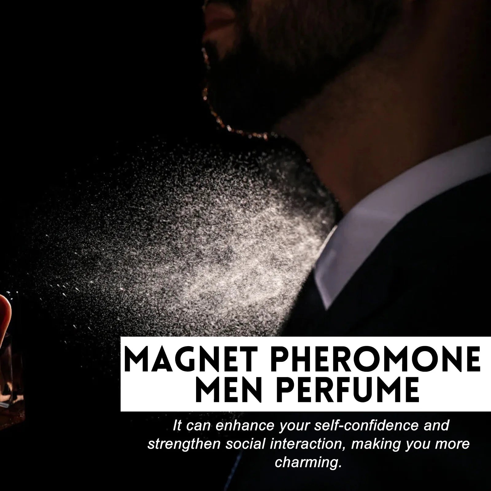 Roxelis 50ml Magnet Pheromone Perfume Men Women Lasting Fragrance Release Charming Dating Atmosphere Couple Gift Glamour Perfume